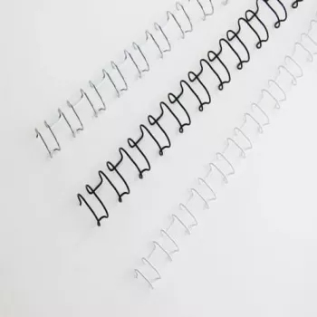 GBC Binding Wires MultiBind 6mm, juoda, 130 lapų, A4, 169 mm, 81 mm, 100 vnt.