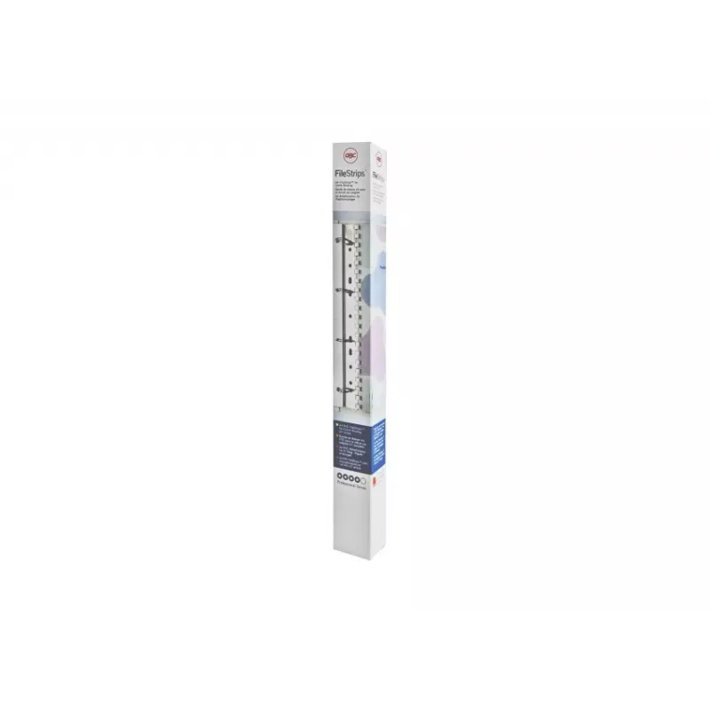 GBC Filestrip WireBind & ClickBind PVC, balta, polivinilchloridas (PVC), A4, 245 g, 100 vnt., Egiptas