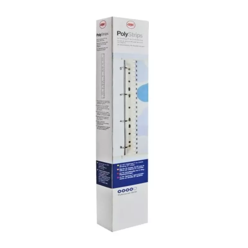 GBC Filestrip CombBind PP Clear, Skaidri, Polivinilchloridas (PVC), A4, 245 g, 100 vnt., Egiptas