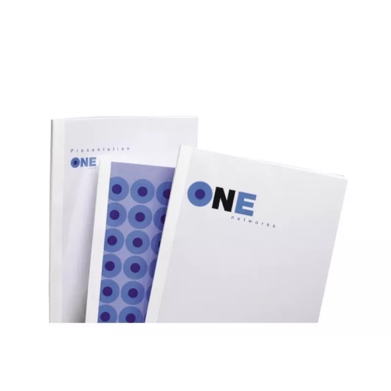 GBC Standard Thermal Binding Covers A5 3mm White (100), A5, White, 30 sheets, 3 mm, 100 vnt.