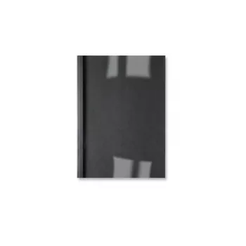 GBC LinenWeave terminio įrišimo viršeliai 3 mm juodi (100), A4, PVC, juoda, 30 lapų, 3 mm, 108 mm
