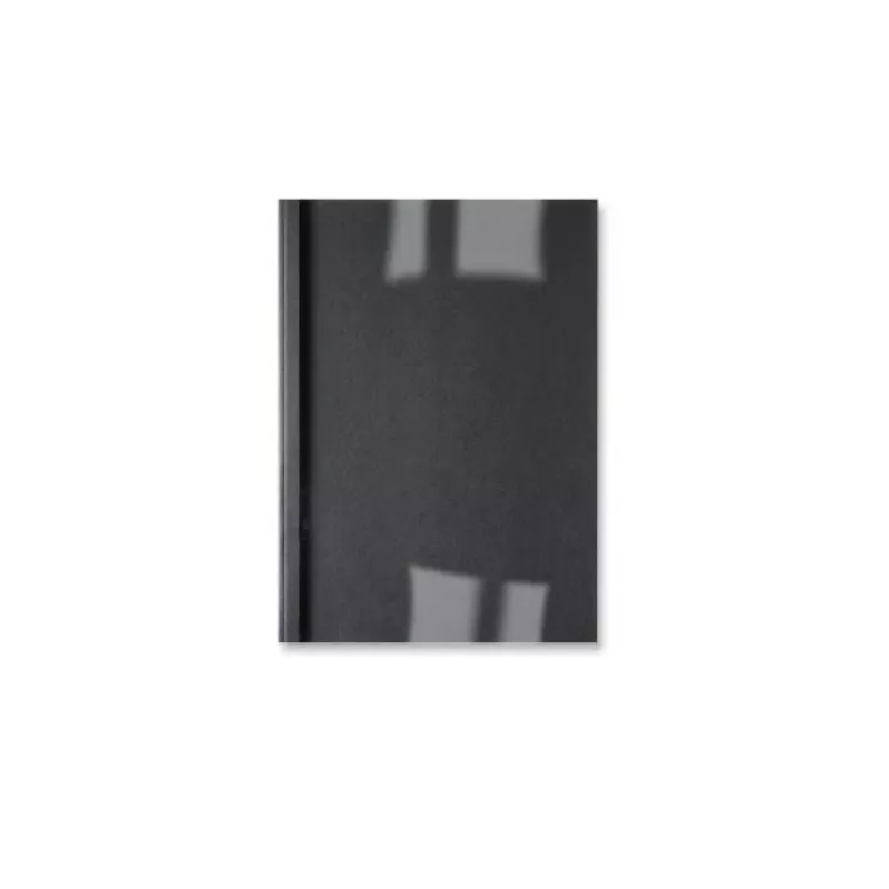 GBC LinenWeave terminio įrišimo viršeliai 3 mm juodi (100), A4, PVC, juoda, 30 lapų, 3 mm, 108 mm