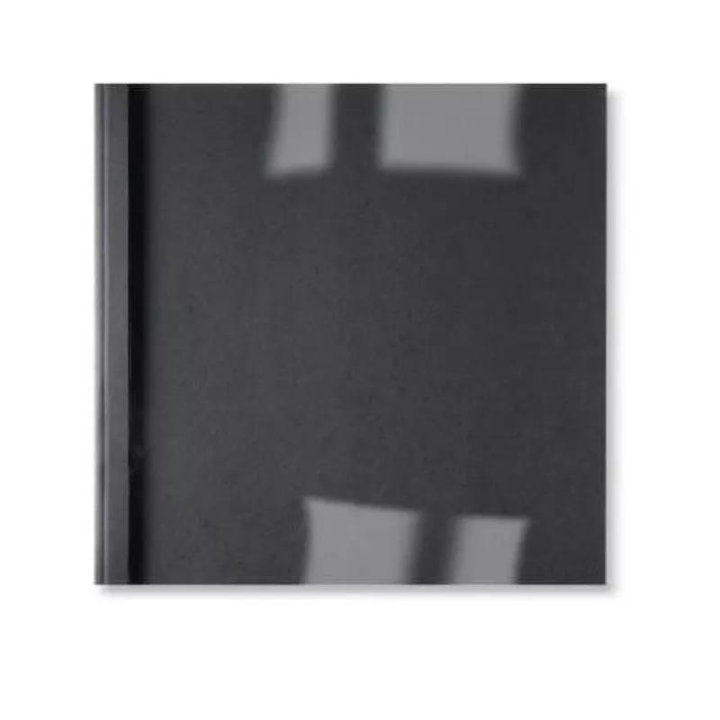 GBC LinenWeave terminio įrišimo viršeliai 3 mm juodi (100), A4, PVC, juoda, 30 lapų, 3 mm, 108 mm