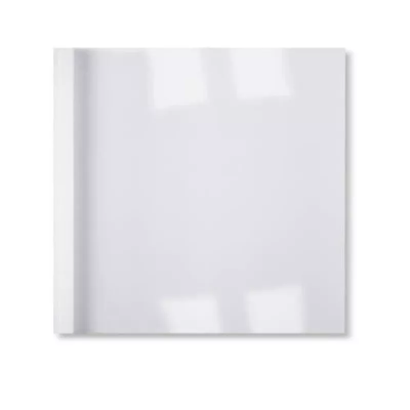 GBC LinenWeave terminio įrišimo viršeliai 3 mm balti (100), A4, PVC, balti, 30 lapų, 100 vnt.