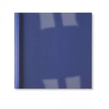 GBC LinenWeave terminio įrišimo viršeliai 1,5 mm mėlyni (100), A4, PVC, mėlyni, 15 lapų, 100 vnt.