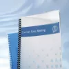 GBC Binding Cover Poly Clear View A4 450 Micron Frosted, A4, Polivinilchloridas (PVC), Skaidrus, Matinis, 0,45 mm, 50 vnt.