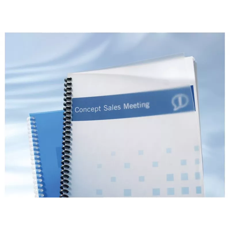 GBC Binding Cover Poly Clear View A4 350 Micron permatomas, A4, Polivinilchloridas (PVC), Skaidrus, Matinis, 0.35 mm, 210 mm