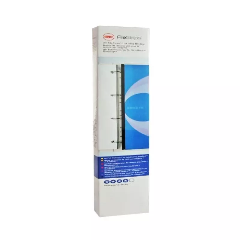 GBC CombBind PVC File Strips (100), balta, polivinilchloridas, 237 g, 100 vnt., Egiptas