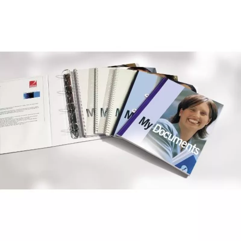 GBC CombBind PVC File Strips (100), balta, polivinilchloridas, 237 g, 100 vnt., Egiptas