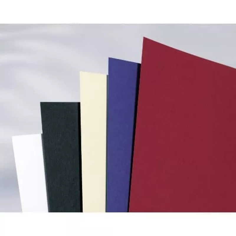 GBC Binding Cover A4 Plain 250 gsm, A4, kartonas, balta, matinė, 100 lapų, 2,2 kg