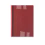 GBC LeatherGrain terminio įrišimo viršeliai 1,5 mm raudoni (100), A4, PVC, raudoni, permatomi, matiniai, 15 lapų, 1,5 mm