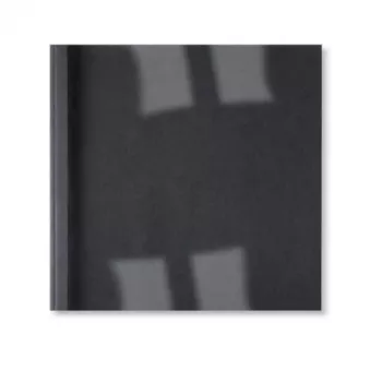 GBC LeatherGrain termiškai įrišami viršeliai 3 mm juodi (100), A4, PVC, mėlyni, permatomi, matiniai, 30 lapų, 3 mm