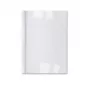 GBC LeatherGrain Terminio įrišimo viršeliai 3 mm balti (100), A4, PVC, skaidrūs, balti, matiniai, 30 lapų, 3 mm