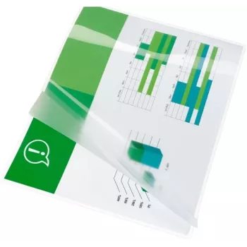 GBC laminavimo plėvelės A7 125 mikronų, blizgios, skaidrios, A7, 105 mm, 74 mm, 100 vnt.