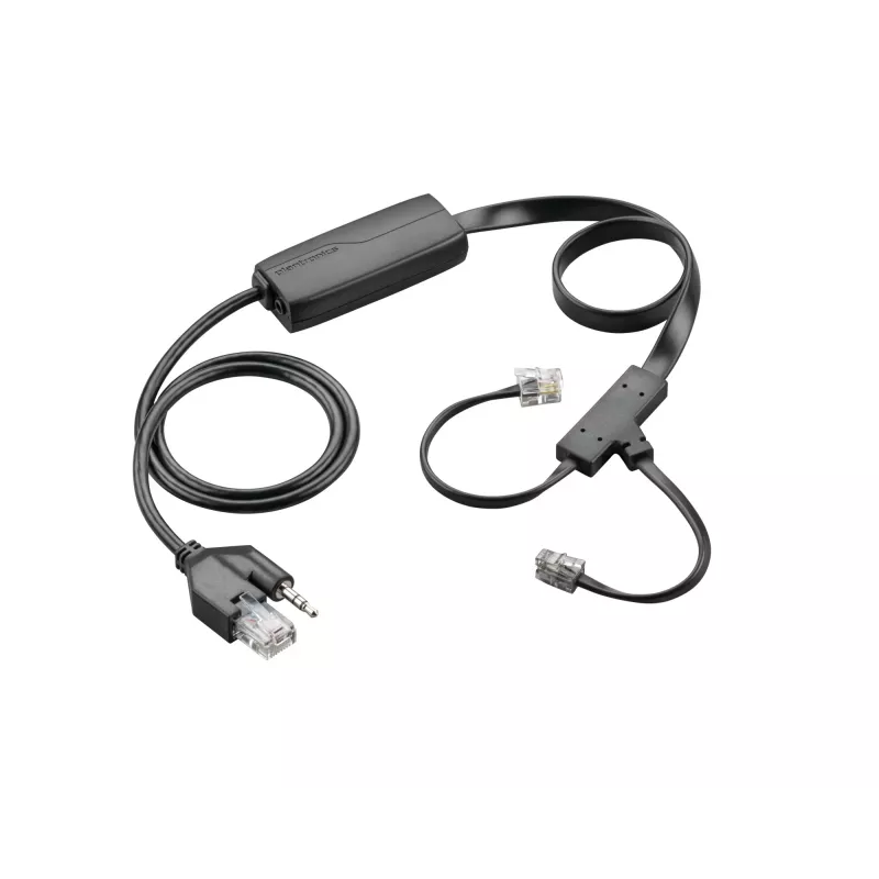 POLY APC-43 elektroninis parapinio jungiklio adapteris TAA juodas vyriškas-vyriškas 85Q55AA HP