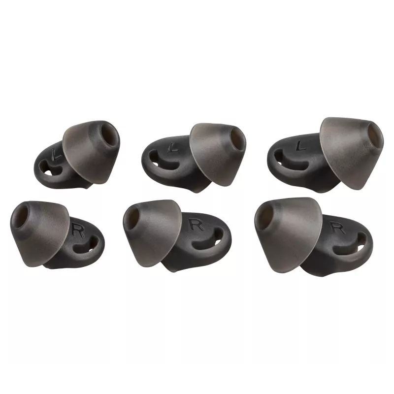 Pagalvėlių / žiedų rinkinys POLY Voyager 6200 Medium Eartips Juoda
