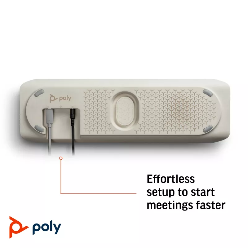 HP Poly Sync 60 Microsoft Teams sertifikuota konferencinė garsiakalbė, Sidabrinė, RoHS, Federalinių ryšių komisija (FCC), CE, 37 mm, 116 mm, 394 mm, 1 kg