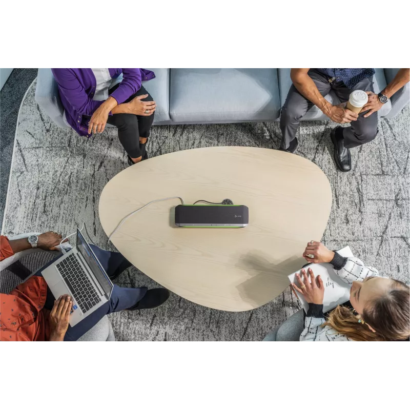 HP Poly Sync 60 Microsoft Teams sertifikuota konferencinė garsiakalbė, Sidabrinė, RoHS, Federalinių ryšių komisija (FCC), CE, 37 mm, 116 mm, 394 mm, 1 kg