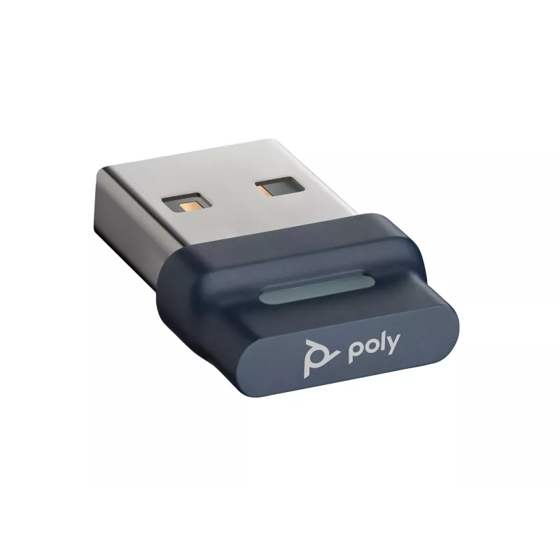 HP Poly BT700 USB-A Bluetooth adapteris, USB adapteris, juoda