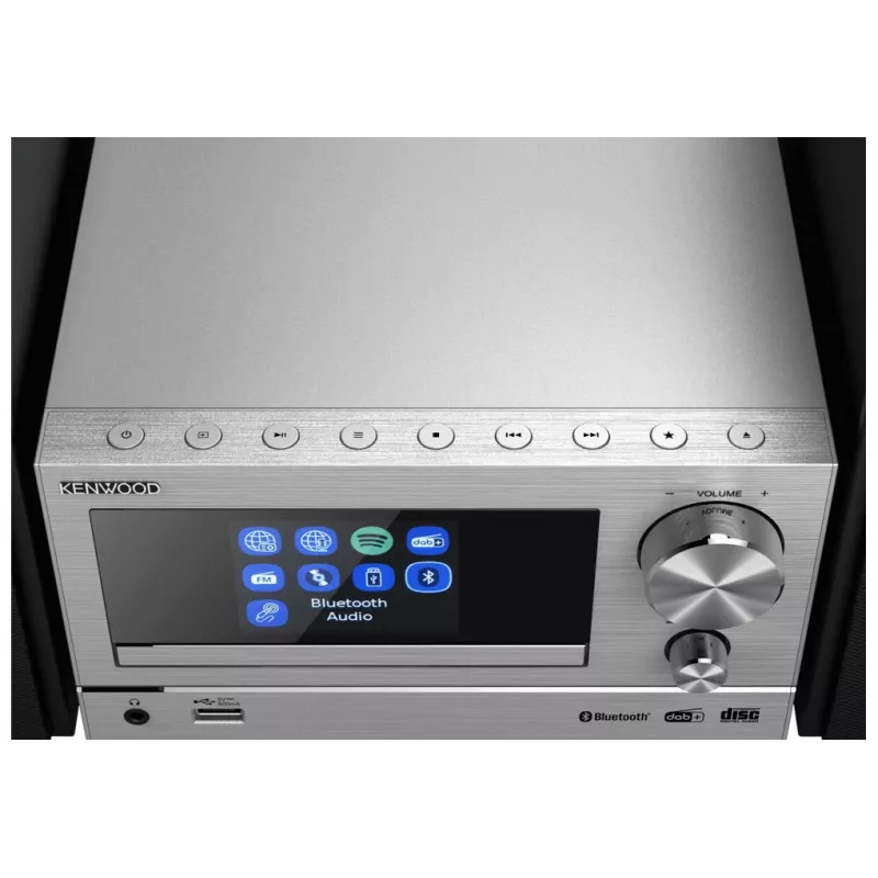 Kenwood M-7000S namų garso mini sistema 30 W sidabrinė