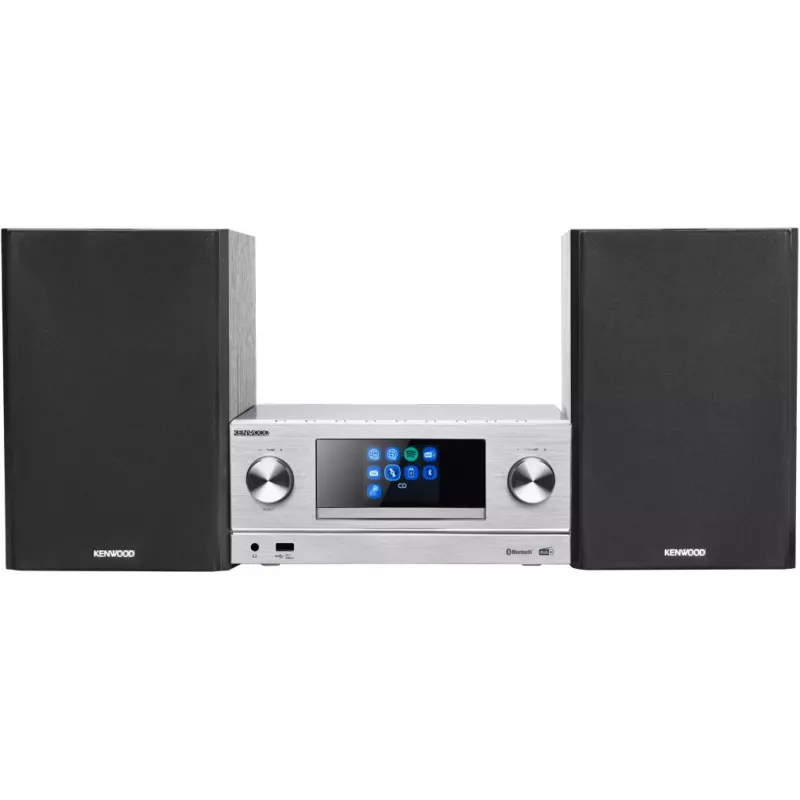 Kenwood M-9000S Namų garso mini sistema 50 W Sidabrinė