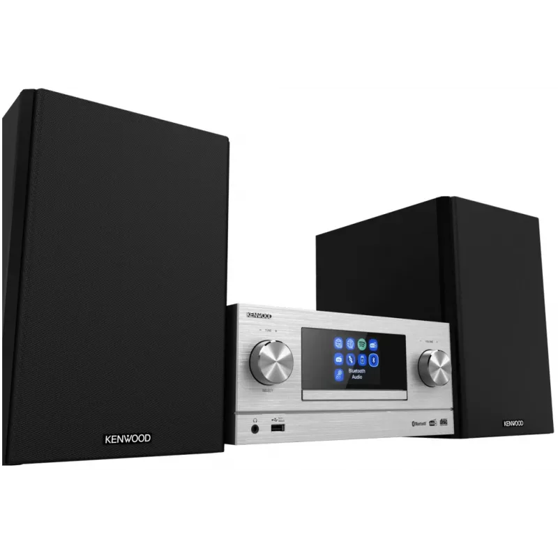 Kenwood M-9000S Namų garso mini sistema 50 W Sidabrinė
