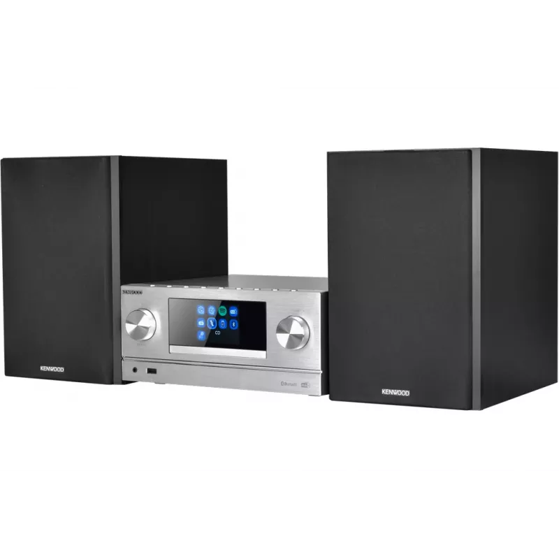 Kenwood M-9000S Namų garso mini sistema 50 W Sidabrinė