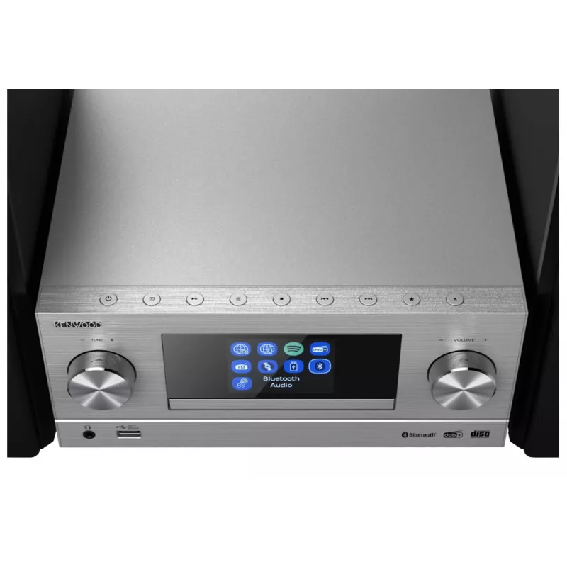 Kenwood M-9000S Namų garso mini sistema 50 W Sidabrinė