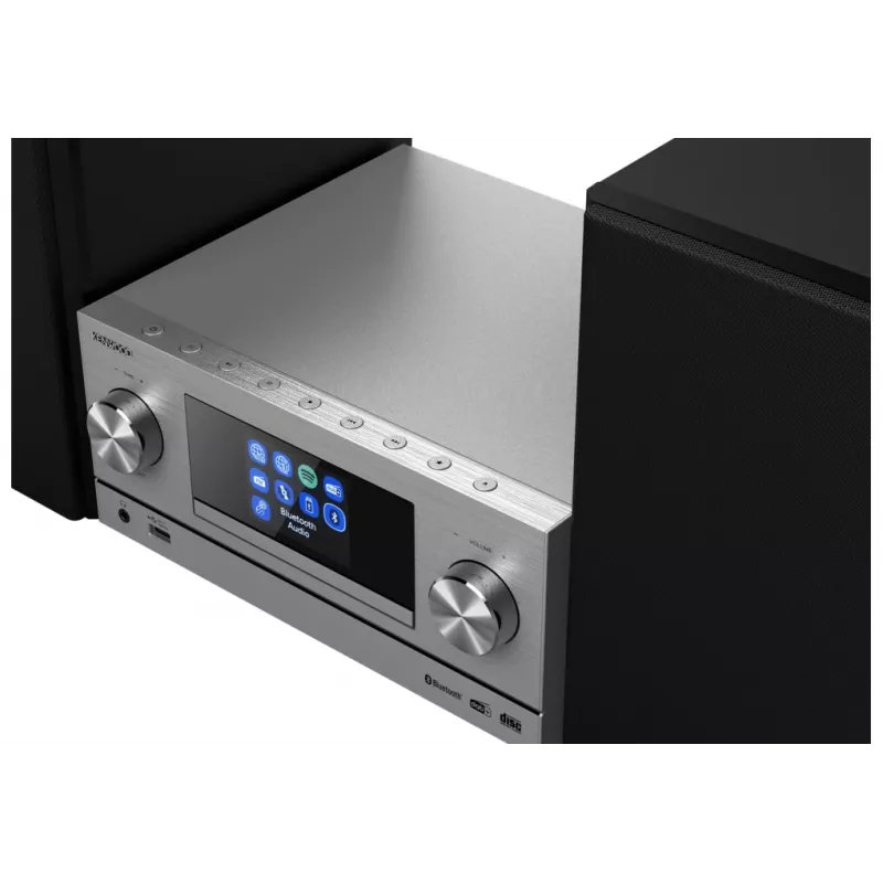 Kenwood M-9000S Namų garso mini sistema 50 W Sidabrinė