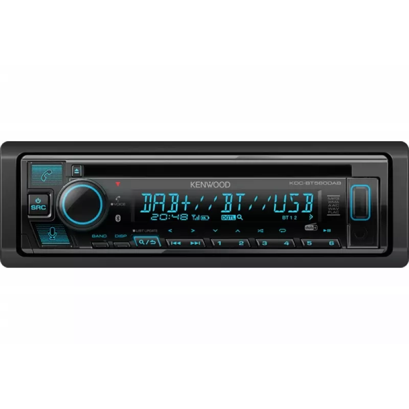 Kenwood KDC-BT560DAB Juoda 50 W Bluetooth