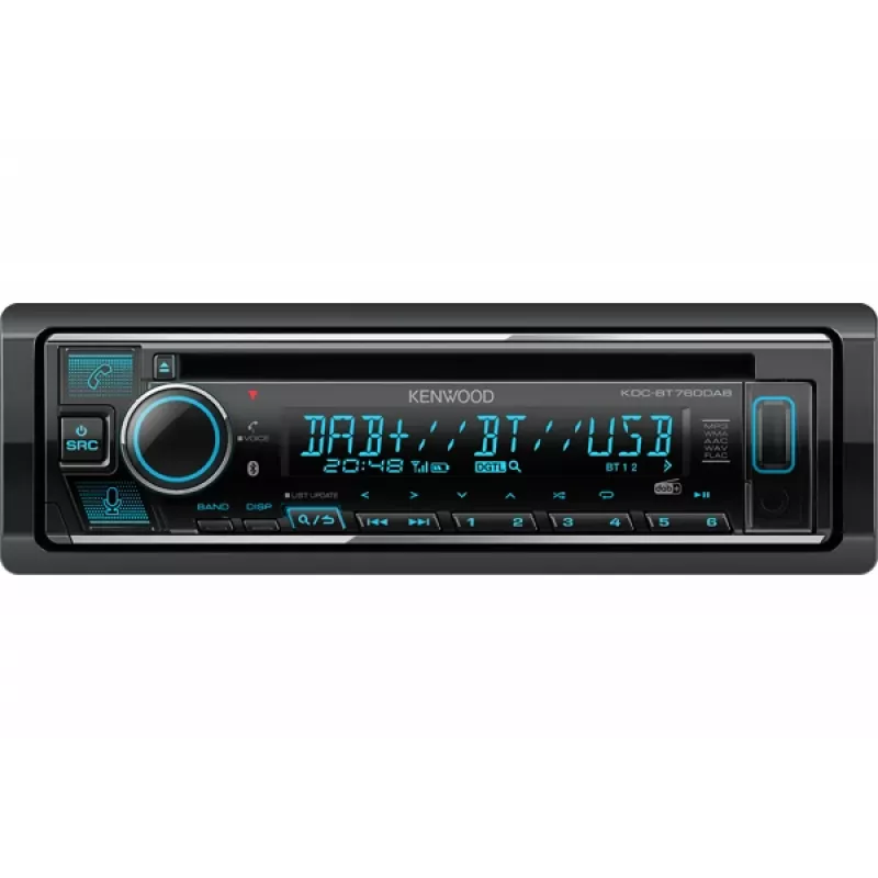 Kenwood KDC-BT760DAB juodas 50 W Bluetooth