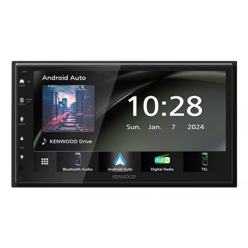 Kenwood DMX6523DABS automobilio medijos imtuvas Juoda Wi-Fi Bluetooth
