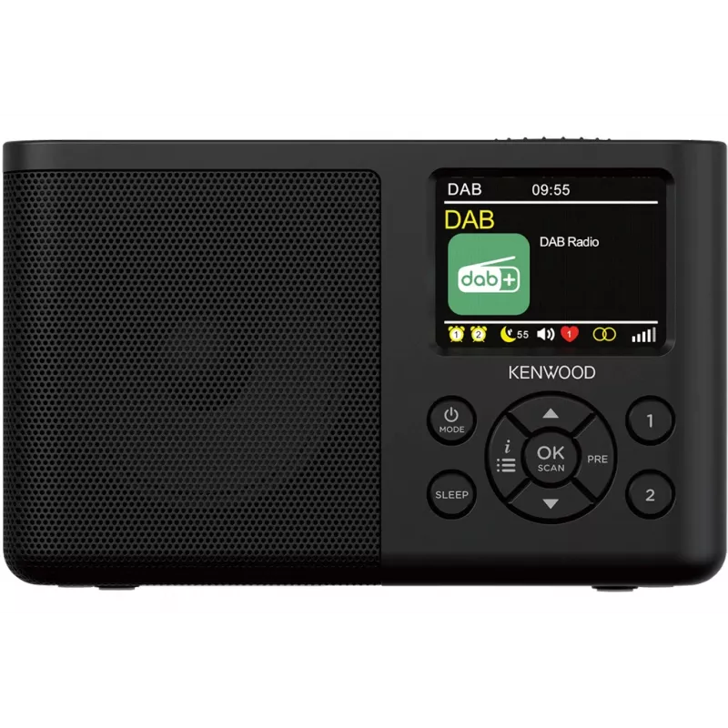 Kenwood CR-M33DAB Nešiojamas skaitmeninis juodas