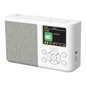 Kenwood CR-M33DAB radijas Nešiojamas Skaitmeninis Balta