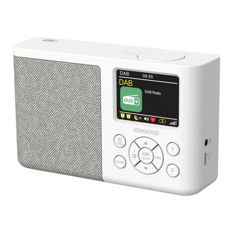 Kenwood CR-M33DAB radijas Nešiojamas Skaitmeninis Balta