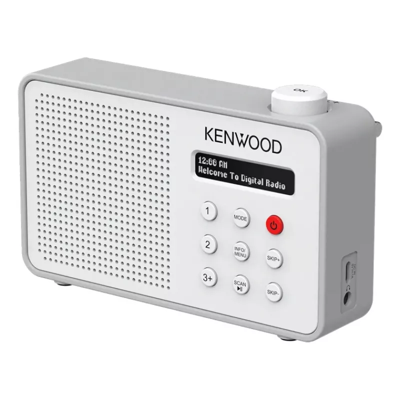 Kenwood CR-M25DAB-W radijas Nešiojamasis Skaitmeninis Balta