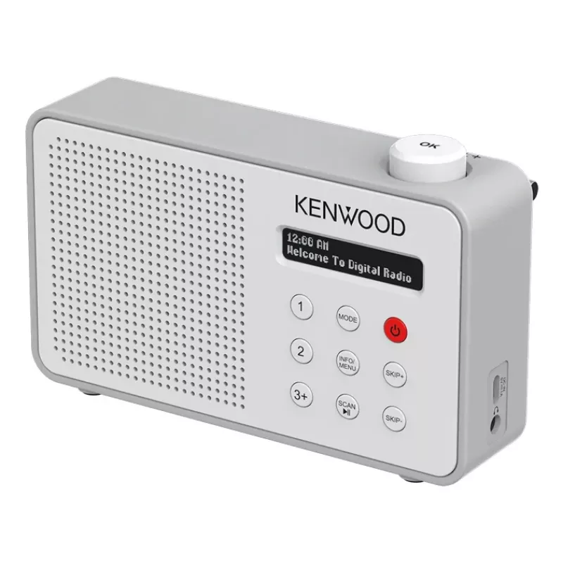 Kenwood CR-M25DAB-W radijas Nešiojamasis Skaitmeninis Balta