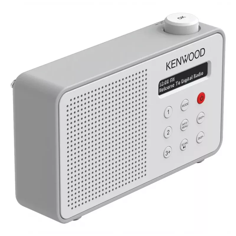 Kenwood CR-M25DAB-W radijas Nešiojamasis Skaitmeninis Balta