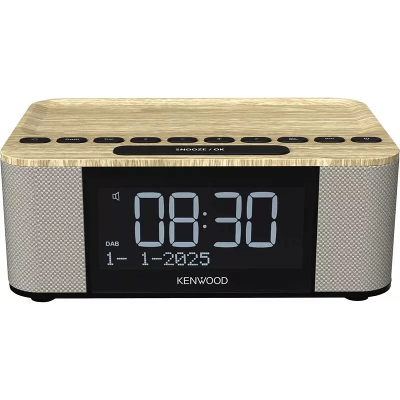 Kenwood CR-ST 55 DAB laikrodinis radijas, medžio spalva