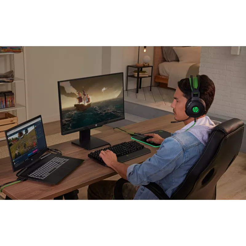 HP Pavilion Gaming klaviatūra 800, pilno dydžio (100 %), laidinė, USB, mechaninė, juoda