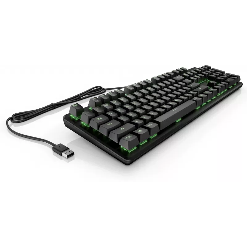 HP Pavilion Gaming klaviatūra 550, pilno dydžio (100 %), laidinė, USB, LED, juoda