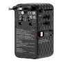Verbatim Charge 'n' Travel 70W 2C ištraukiamas universalus kelioninis adapteris, juodas