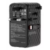 Verbatim Charge 'n' Travel 70W 2C ištraukiamas universalus kelioninis adapteris, juodas