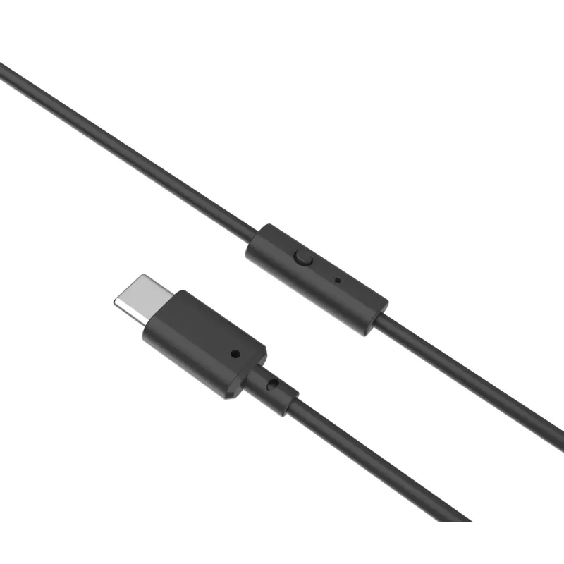 Verbatim TruSound USB-C ausinės, laidinės, muzikai / kasdienai, 20 - 20000 Hz, 200,9 g, ant galvos dedamos, juodos