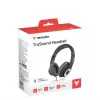 Verbatim TruSound USB-C ausinės, laidinės, muzikai / kasdienai, 20 - 20000 Hz, 200,9 g, ant galvos dedamos, juodos