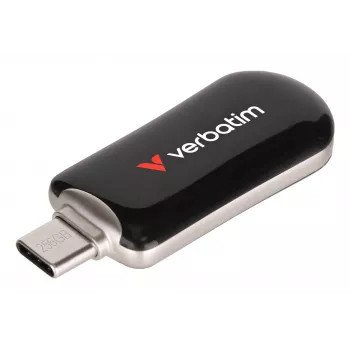 Verbatim Plectra USB-C atmintinė juoda 256GB, 256 GB, USB Type-C, 3.2 Gen 1 (3.1 Gen 1), 100 MB/s, be dangtelio, juoda