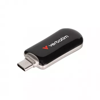 Verbatim Plectra USB-C atmintukas juodas 512GB, 512 GB, USB Type-C, 3.2 Gen 1 (3.1 Gen 1), 100 MB/s, Be dangtelio, Juoda