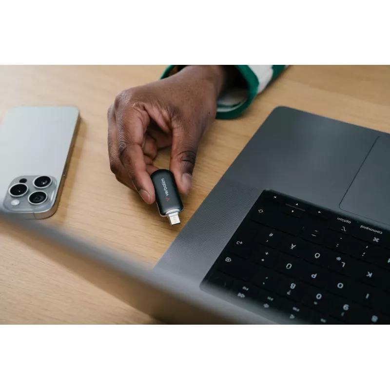 Verbatim Plectra USB-C atmintukas juodas 512GB, 512 GB, USB Type-C, 3.2 Gen 1 (3.1 Gen 1), 100 MB/s, Be dangtelio, Juoda