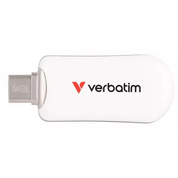 Verbatim Plectra USB-C atmintukas baltas 64GB