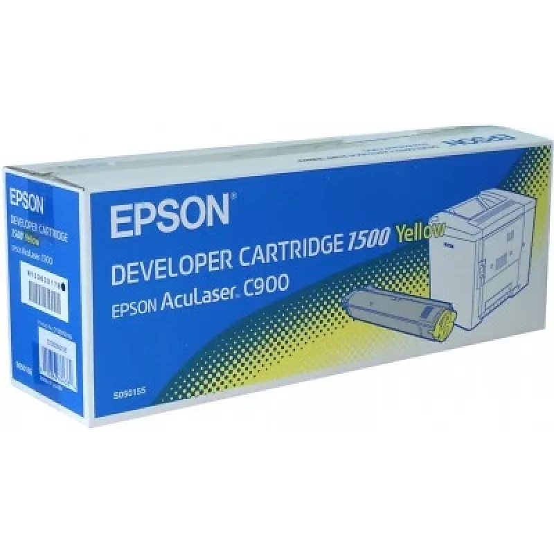 Epson AL-C900 ryškinimo kasetė geltona 1,5k, 1500 puslapių, Geltona, 1 vnt.